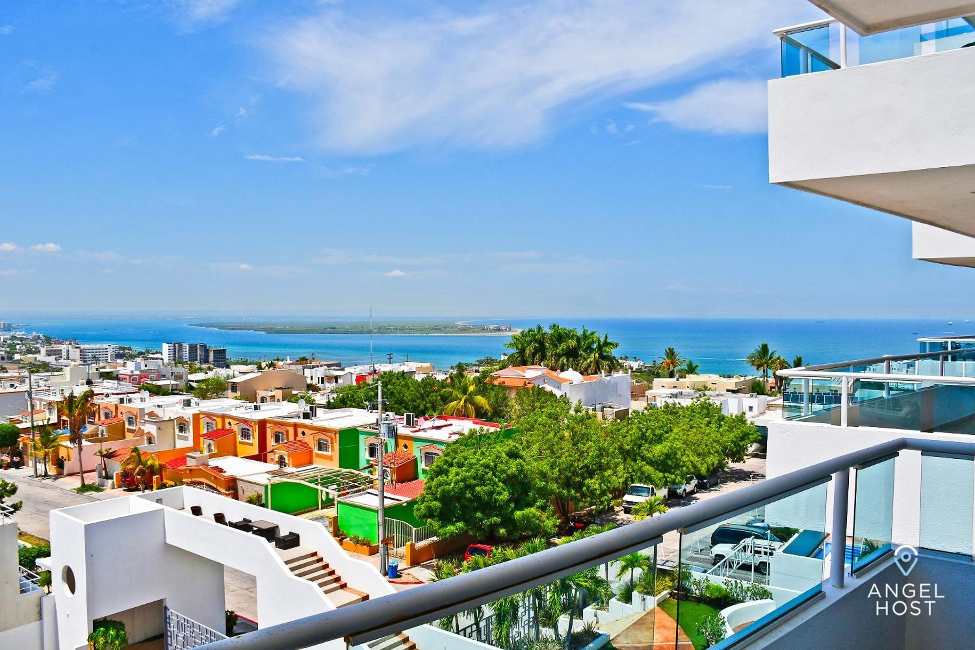 Oceanview Living Space & Balcony With Fiberoptic Wifi! La Paz Esterno foto