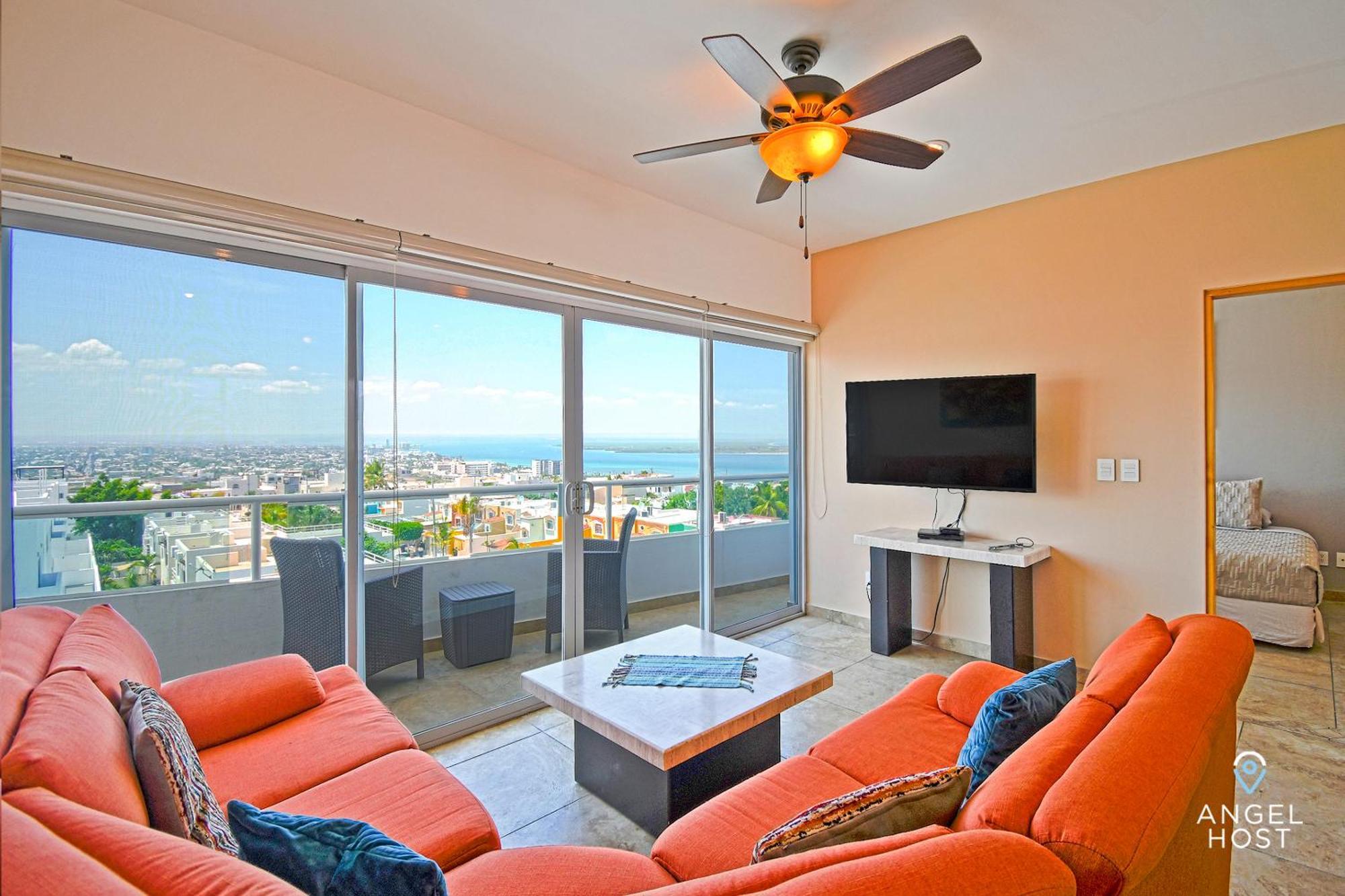 Oceanview Living Space & Balcony With Fiberoptic Wifi! La Paz Esterno foto